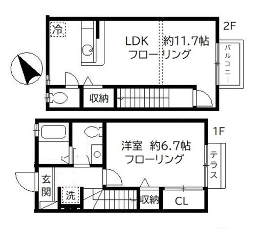 ヴェリナ・フォーの物件間取画像